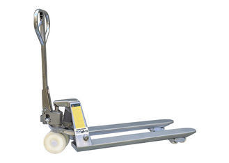 Stainless Steel Hand Manual Pallet Truck 2500kg Comfortable Handle For Warehouse